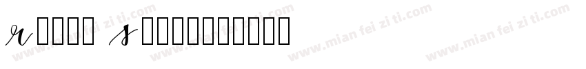 Ralph Smith字体转换